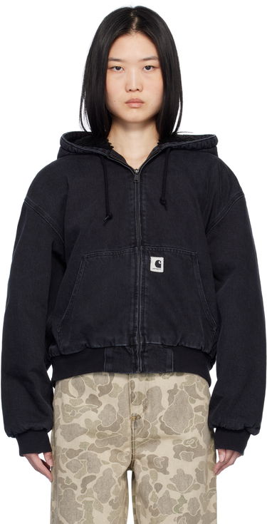 Pulover Carhartt WIP Active Denim Jacket Črna | I032240 8906, 0