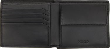 Denarnica BOSS Hugo Embossed Leather Wallet Črna | 50542006, 2