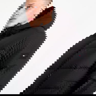 Puhovka Tommy Hilfiger Jacket Down Hooded Puffer Jacket Black Črna | MW0MW40616-BDS, 1