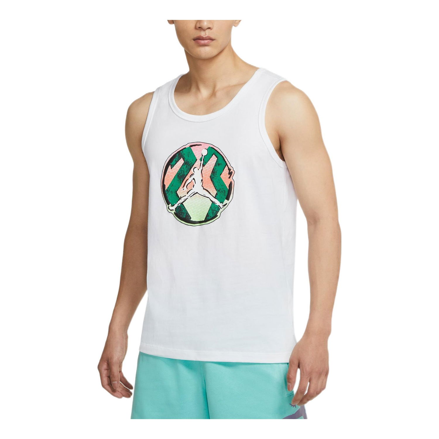 Majica brez rokavov Jordan Jordan Logo Print Vest Bela | DQ5878-100, 0