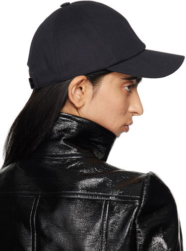 Kapa Courrèges Signature Cotton Cap Črna | 124ACT033CO0024, 2