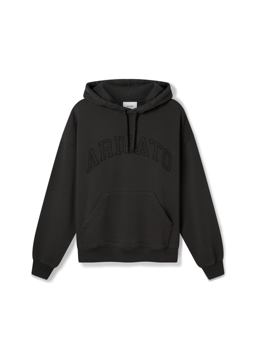 Pulover AXEL ARIGATO Black Logo Hoodie Črna | A3022001