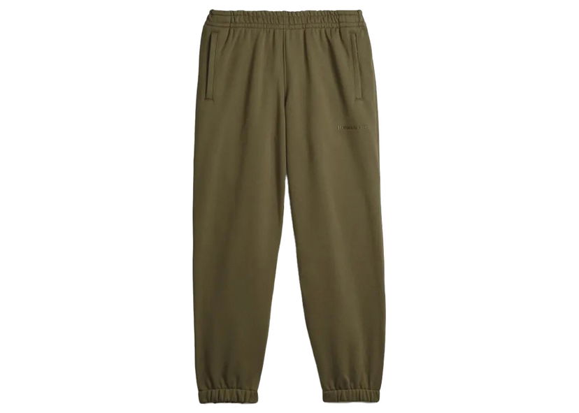 Trenirka adidas Originals Pharrell Williams Basics Sweat Pants Olive Zelena | H58325