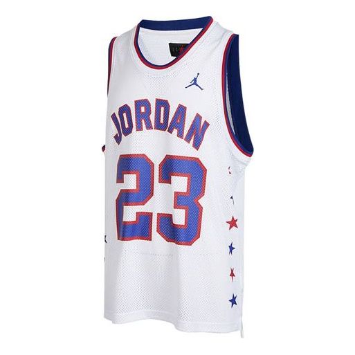 Dres Jordan Jordan Basketball Training Vest Bela | DJ0251-100