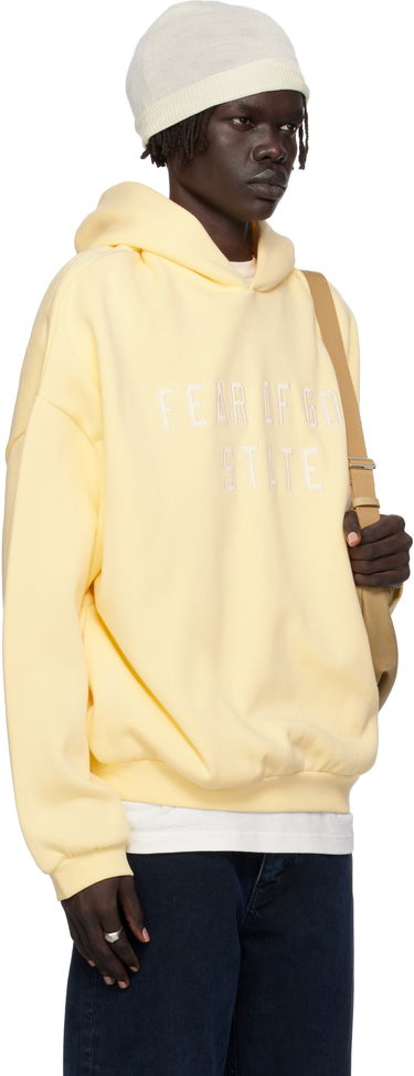Pulover Fear of God ESSENTIALS 90s Fit Fleece Hoodie Rumena | 192SP256218F, 1