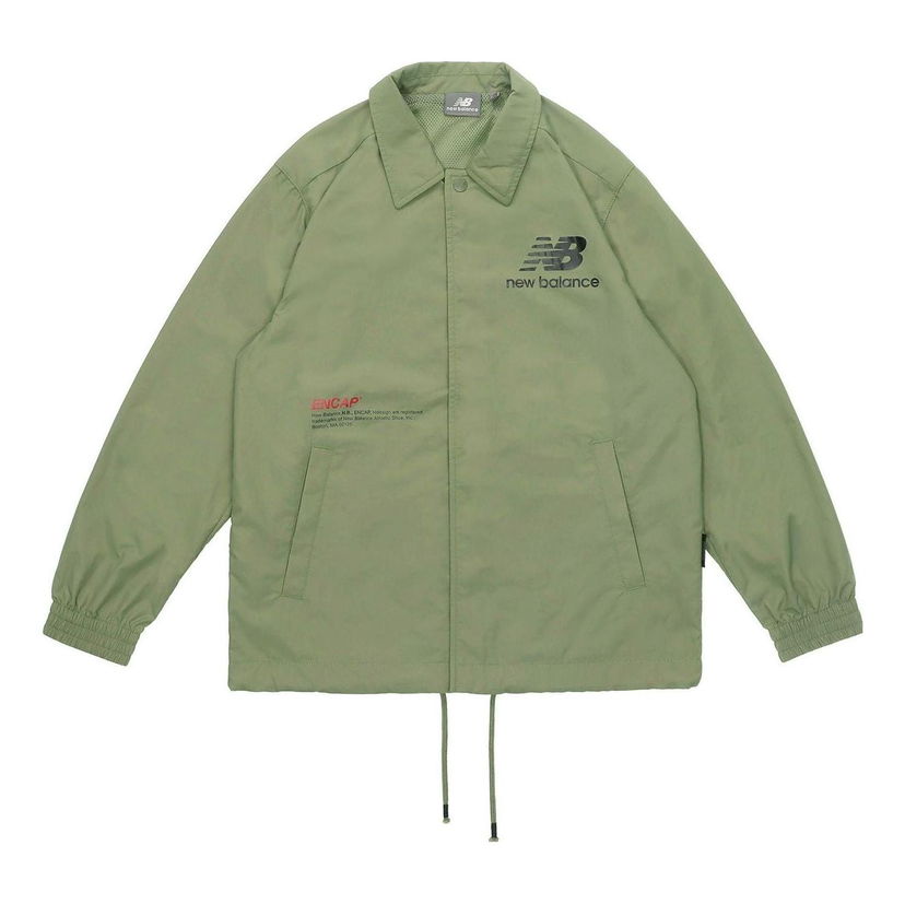 Vetrovka New Balance Casual Lifestyle Coach Jacket Zelena | NAA24013-KH