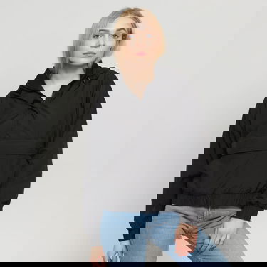 Vetrovka Urban Classics Ladies Panel Pull Over Jacket Črna | TB2667, 0