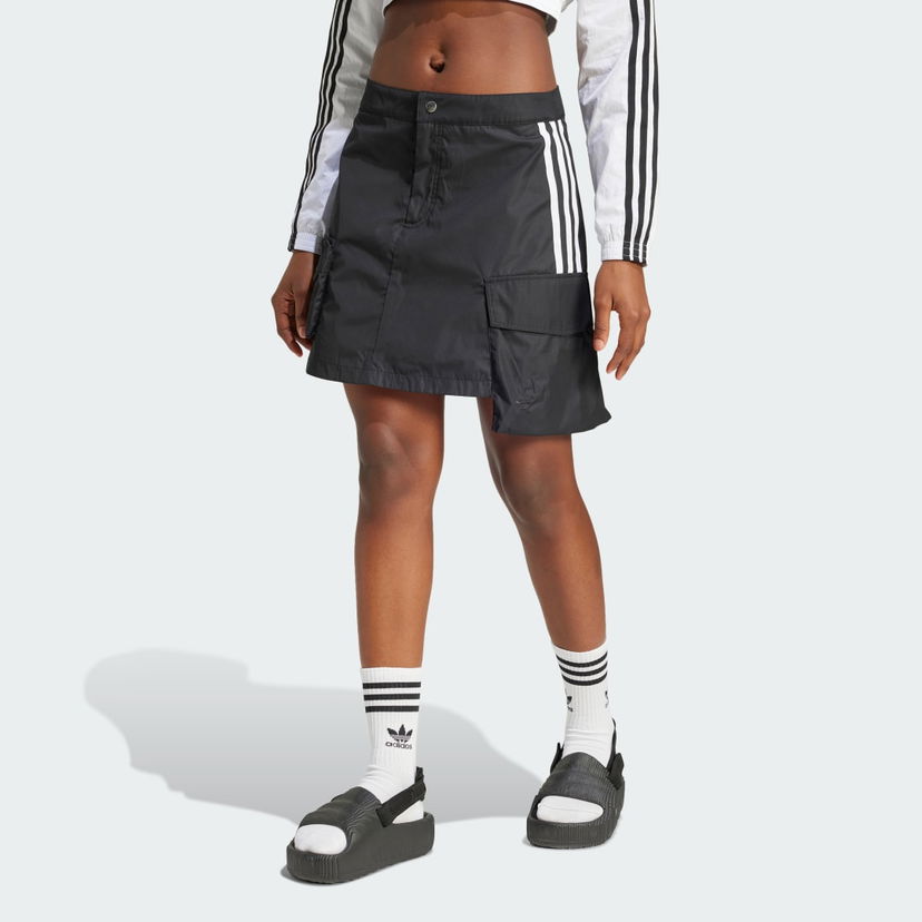Krila adidas Performance Cargo Mini Skirt Črna | JJ3087