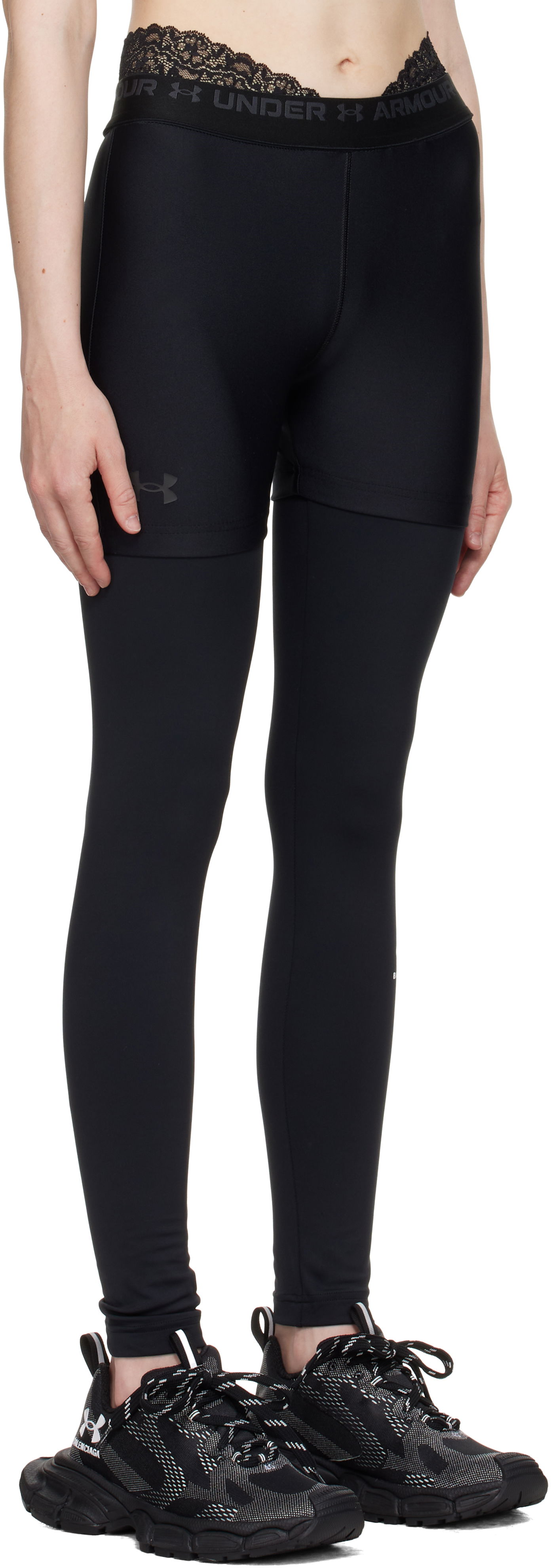 Pajkice Balenciaga Under Armour Edition Layered Leggings by Balenciaga Črna | 815860 TRVY2, 1
