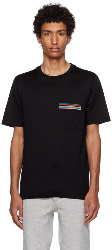Majica Paul Smith Paul Smith Signature Stripe Pocket Tee Črna | M1R-306U-H00088-79, 0