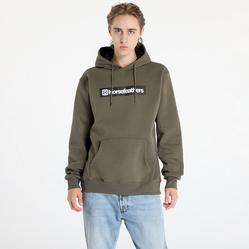 Pulover Horsefeathers Drown Sweatshirt Burnt Olive M Rjava | SM1325H