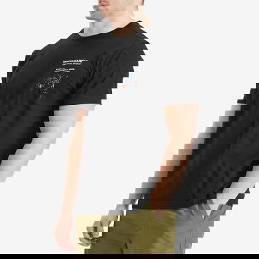 Majica Maharishi Maharishi x Basquait Year Of The Snake Graphic Tee Črna | 1466-BLK, 2