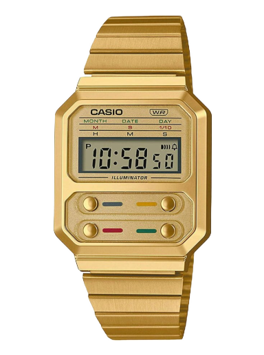 Ure CASIO A 100WEG-9AEF Kovinski | 076152