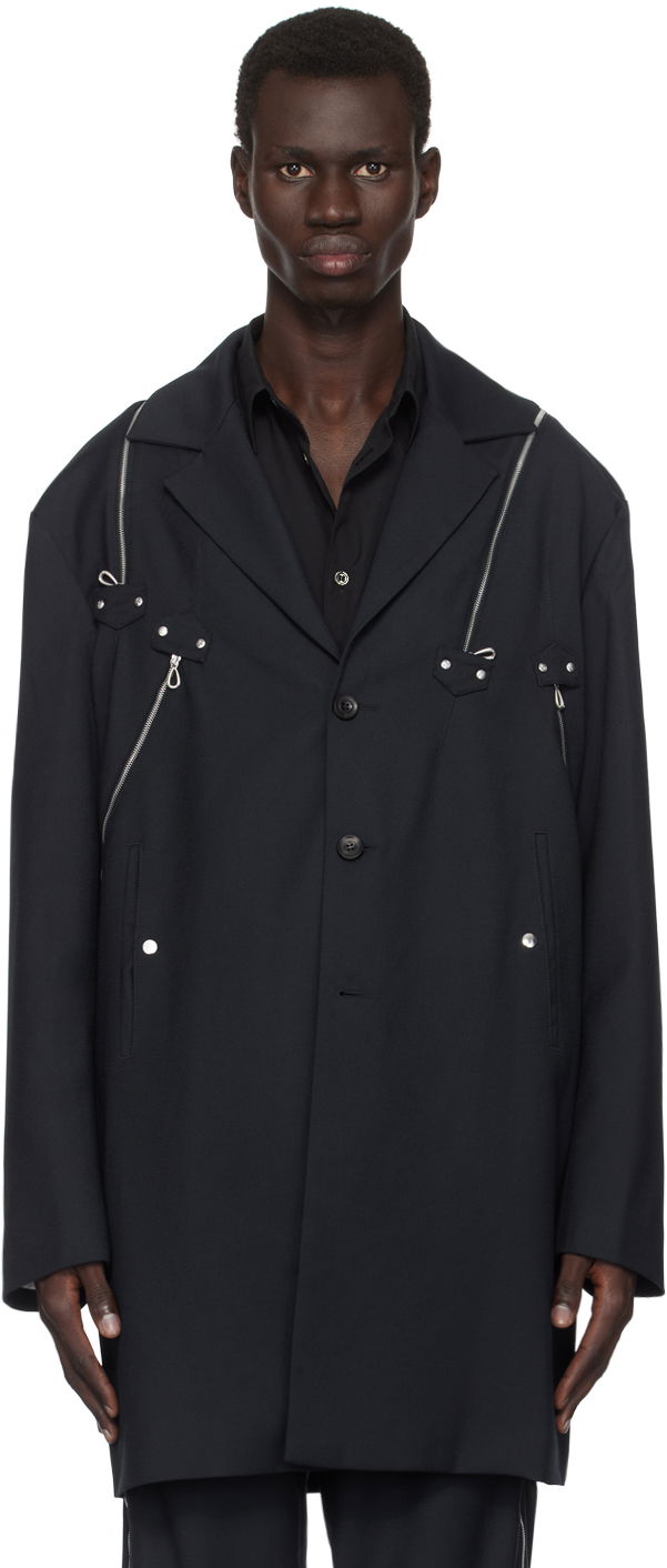 Jakna KIKO KOSTADINOV Kiko Kostadinov Knox Multi Zip Blazer Črna | KKAW24J03-44, 0