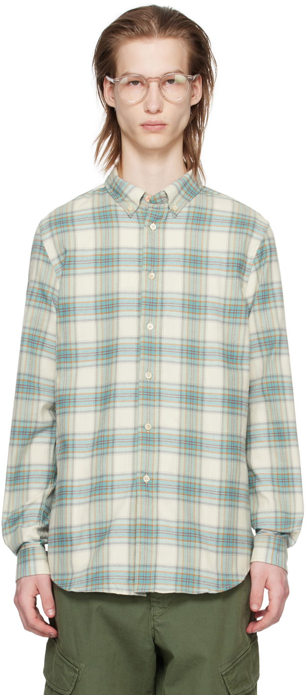Srajce Paul Smith PS Paul Smith Check Button-Down Shirt Zelena | M2R-599R-M21955-30, 0