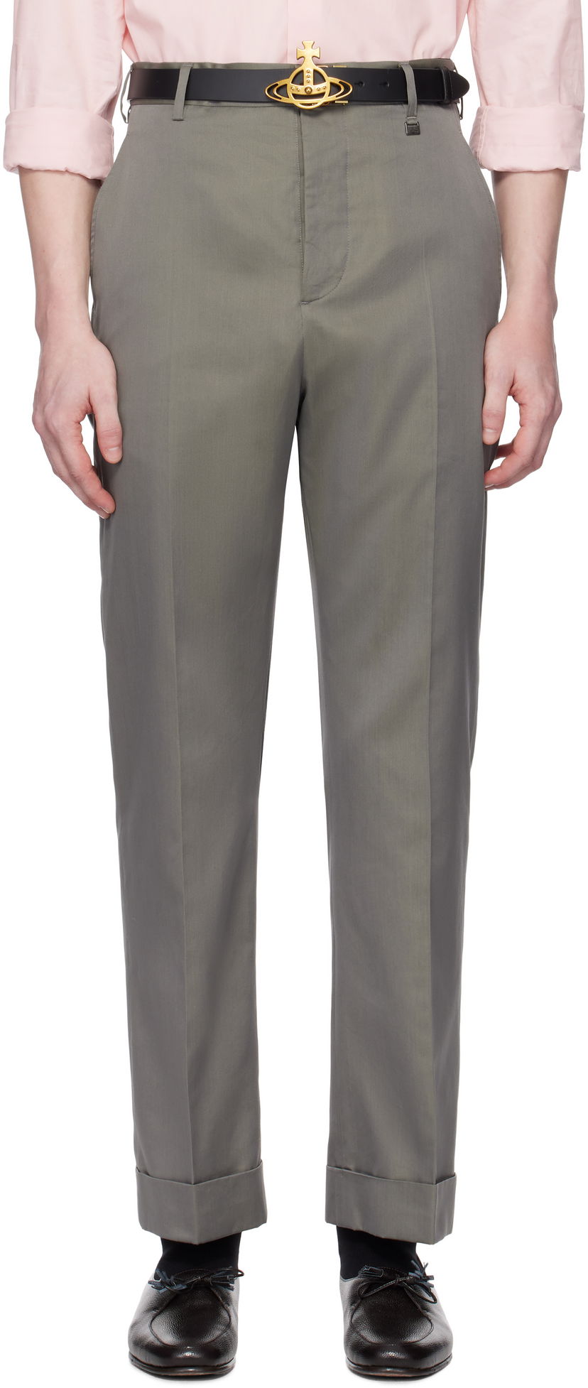 Hlače Vivienne Westwood Vivienne Westwood Doc Trousers Siva | 2F01001B-W011Z-