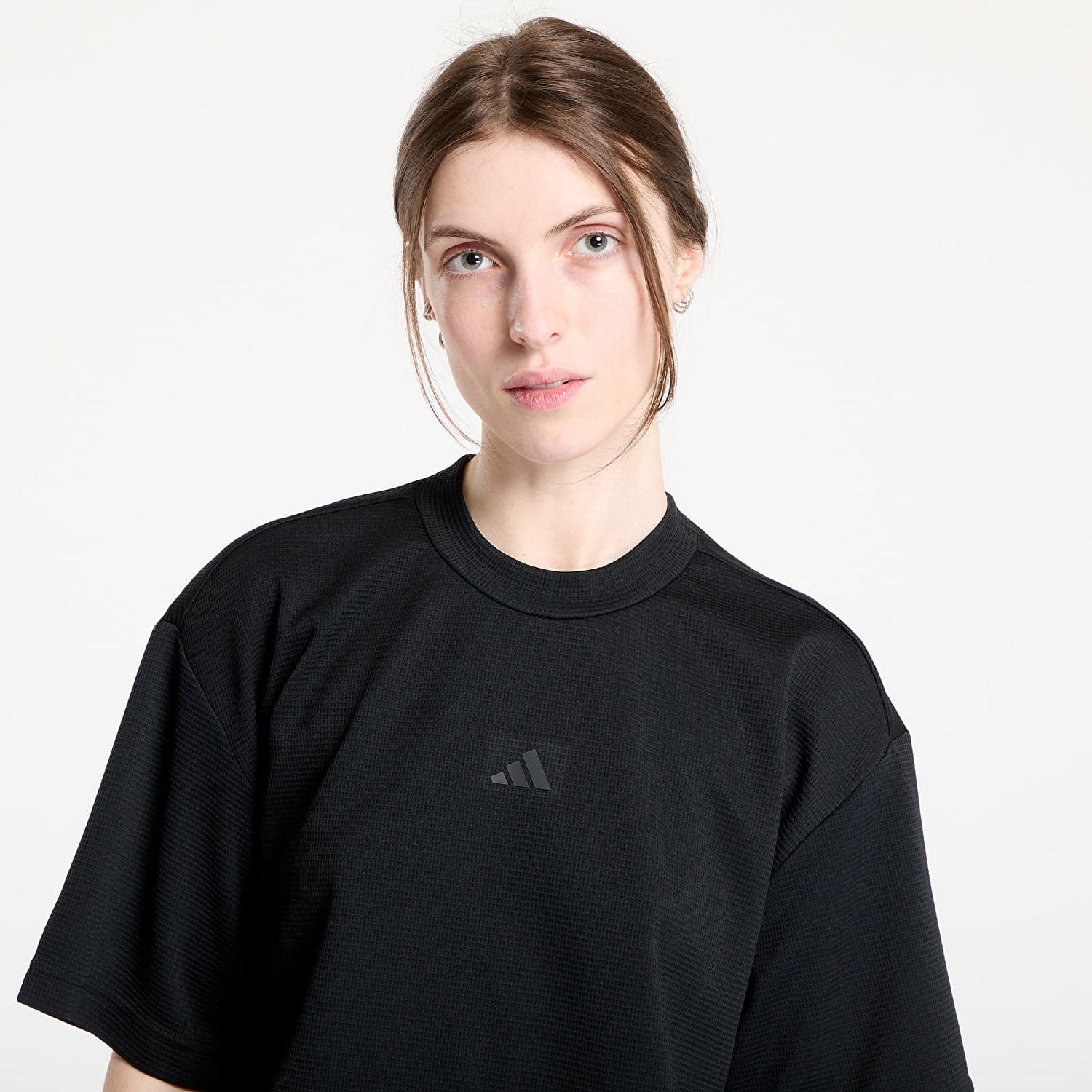 Majica adidas Performance Yoga Motion Waffle T-Shirt Črna | JM4474, 1