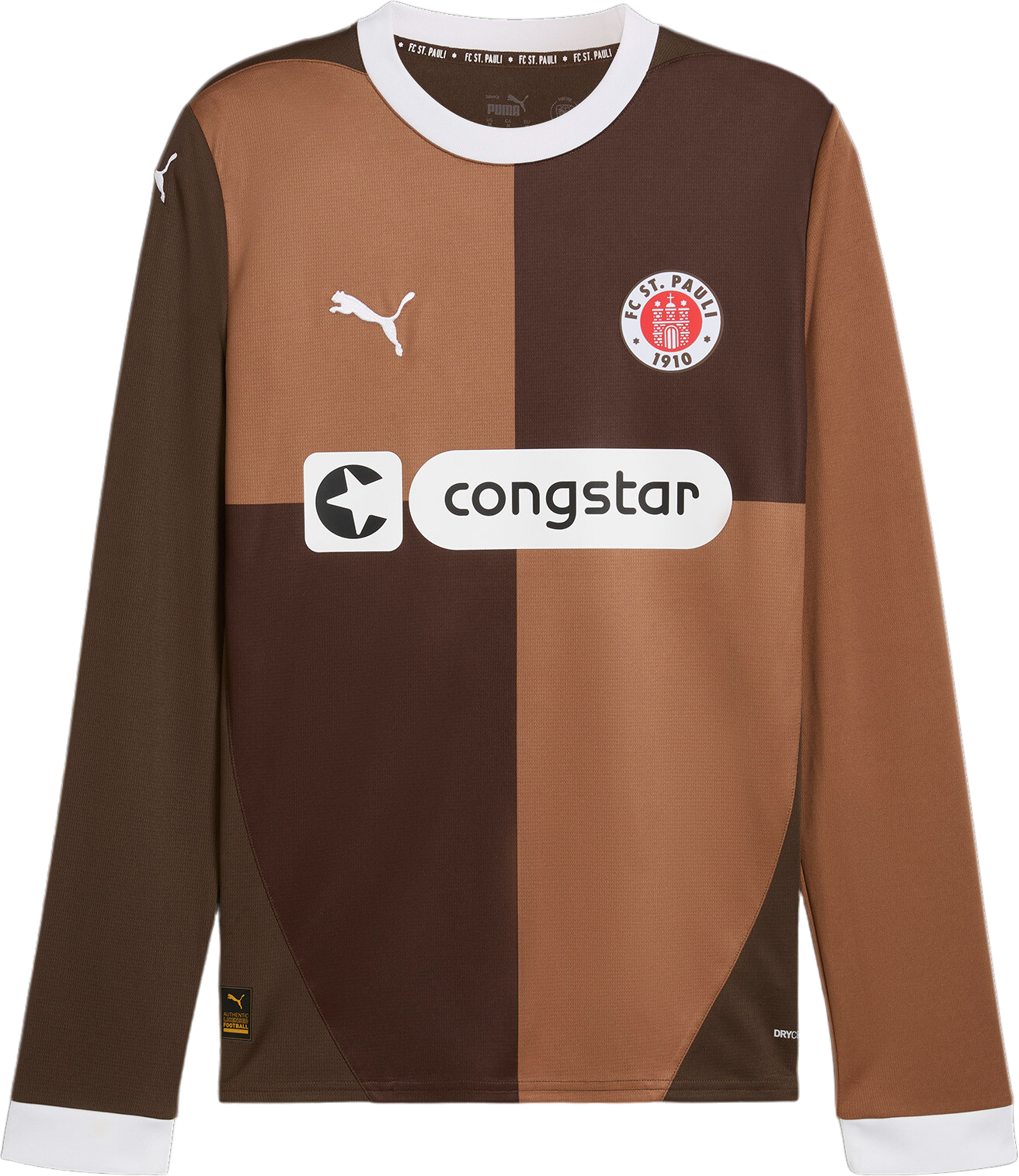 Dres Puma FCSP Home Jersey LS 2024/25 by Puma Rjava | 778639-01, 0