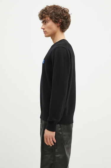 Pleteni pulover ADER ERROR Black Wool Sweater With Logo Patch Črna | BMSGFYKT0101BK, 1