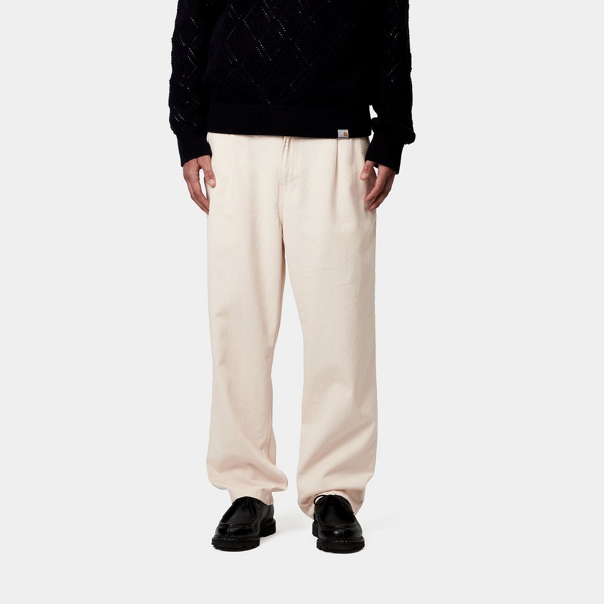 Hlače Carhartt WIP Carhartt WIP Albert Pleated Loose Fit Pants Bež | I034804_9, 0