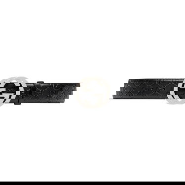 Pasovi Gucci Interlocking GG Leather Belt Črna | 411924 CWC1N 1000, 1