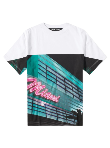 Majica Palm Angels Getty Miami Popover Tee Večbarvna | PMAA001S23JER0020184