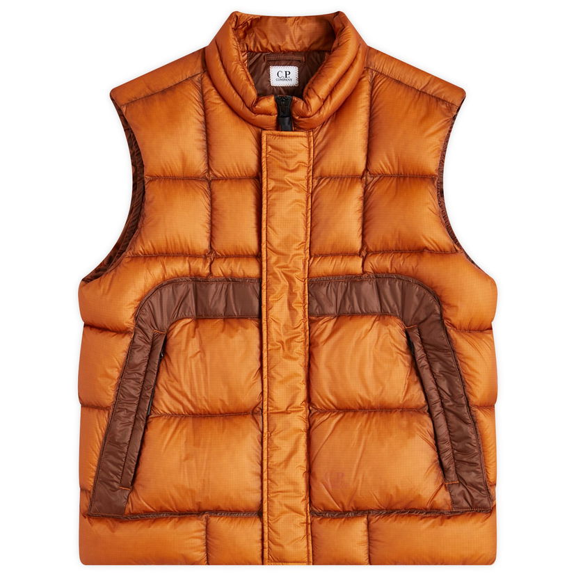 Telovnik C.P. Company D.D Shell Down Vest Oranžna | CMOW207A-006099A-438