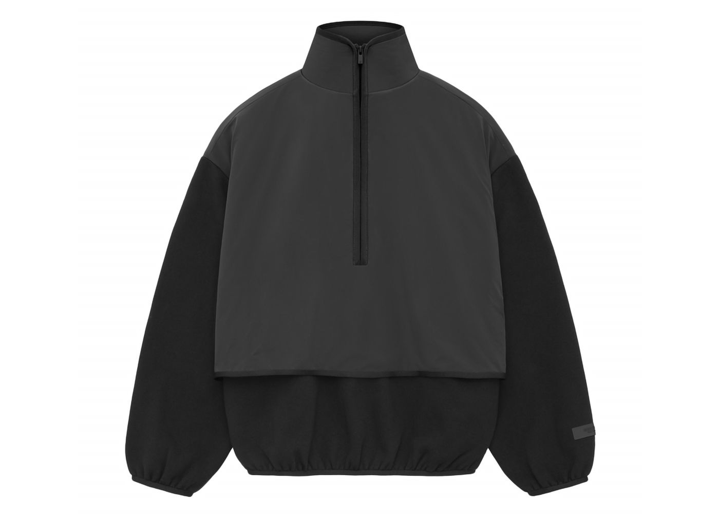 Pulover Fear of God Core Collection Nylon Fleece Mockneck Black/ Black Črna | 202SU244300F, 0