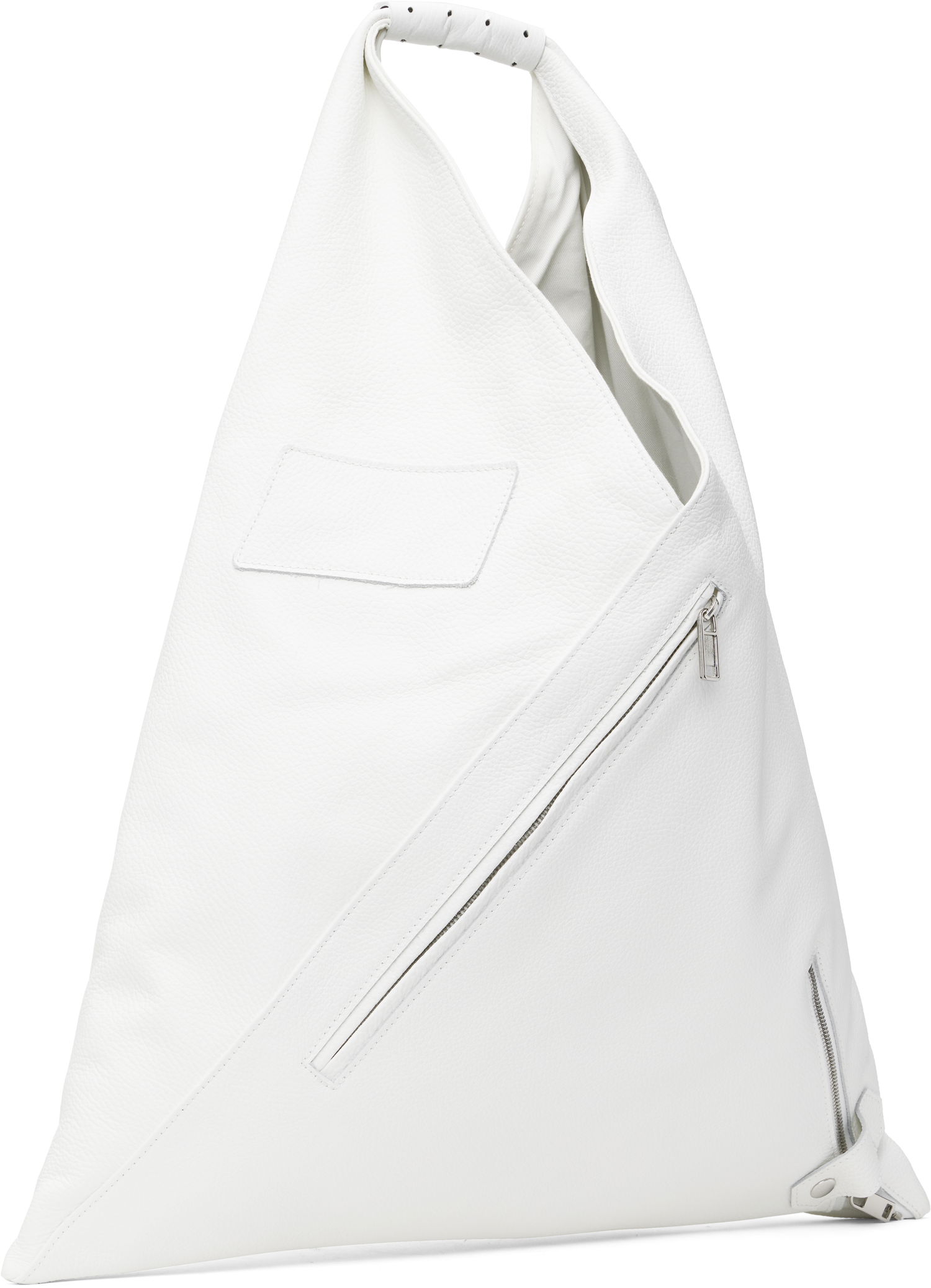 Torbica Maison Margiela MM6 Maison Margiela Classic Medium Triangle Tote Bag Bela | S54WD0039 P8429, 1