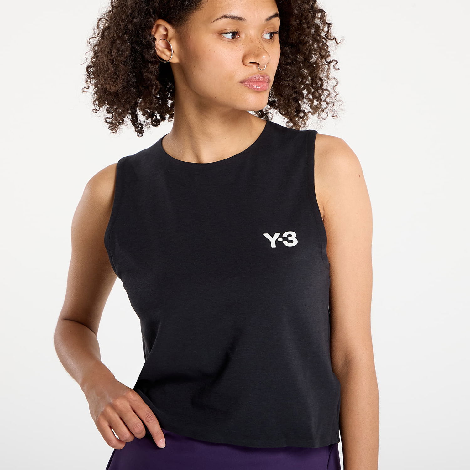 Majica brez rokavov Y-3 Y-3 Match Tank Top Črna | JM1156, 1