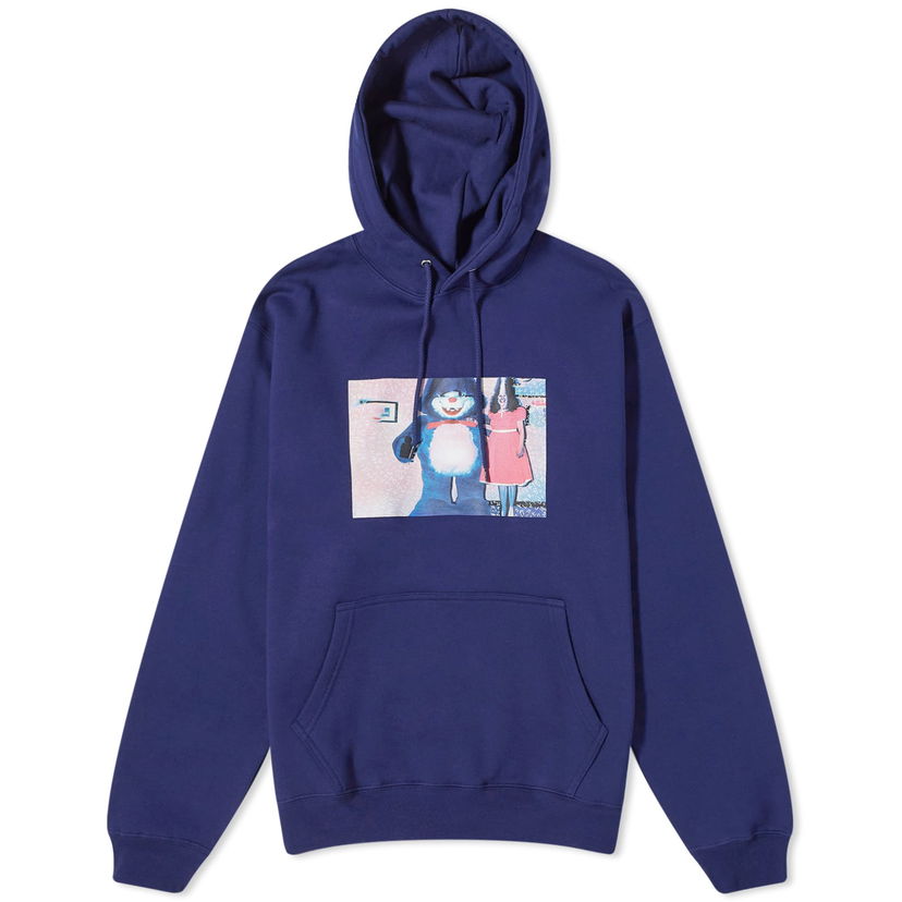 Pulover Polar Skate Co. Pink Dress Hoodie Modra | PSC-SP24-45