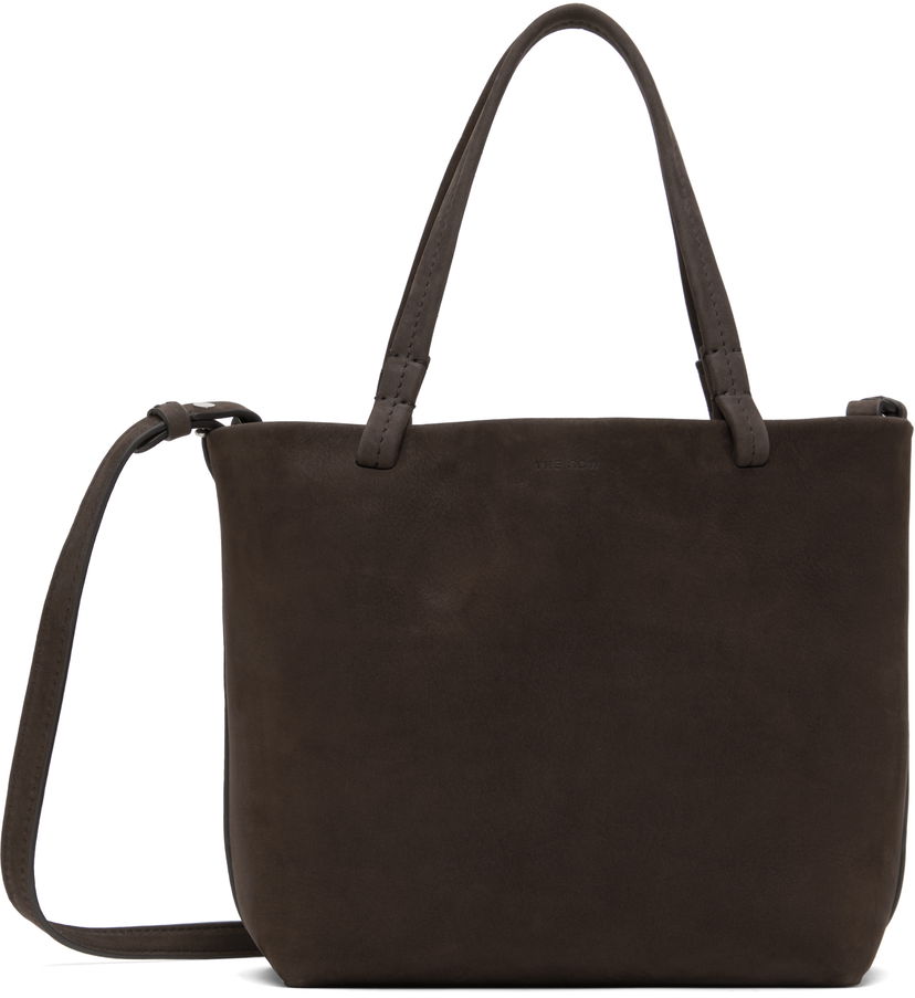 Torbica The Row Small Park Leather Tote Bag Rjava | W1199-L81