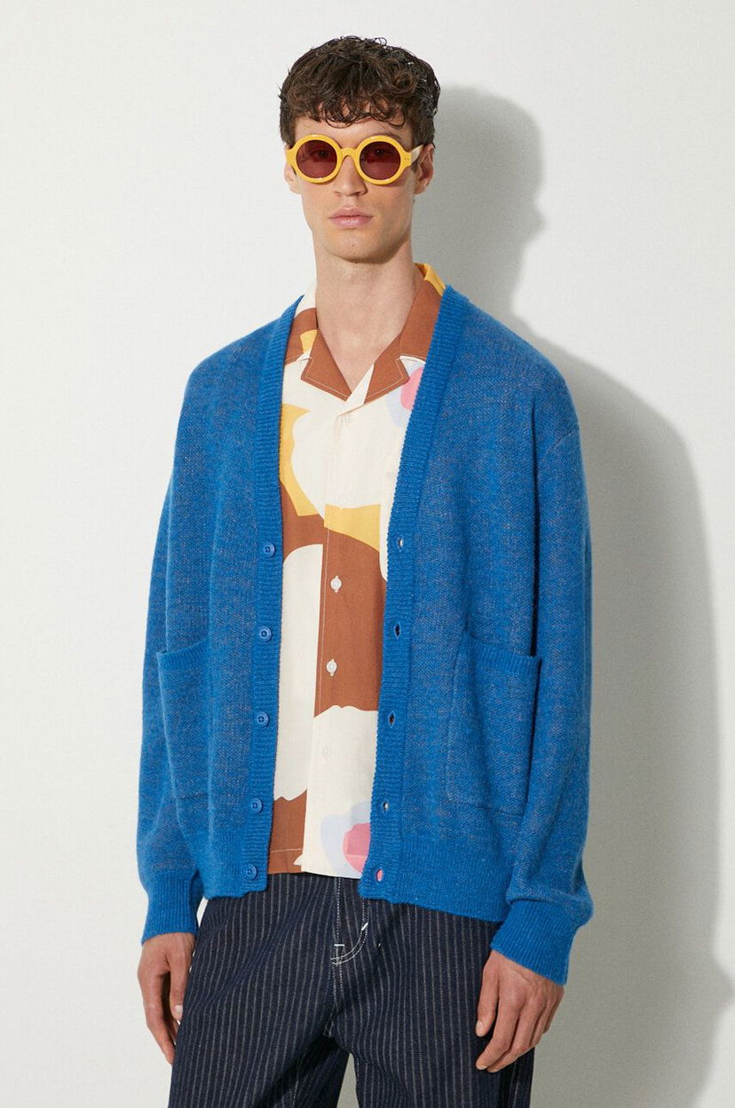 Pleteni pulover BBC IceCream ICECREAM Popsicle Cardigan Modra | IC24216