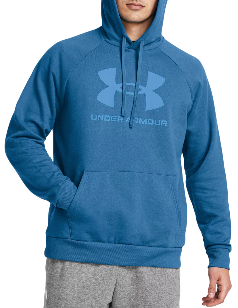 Pulover Under Armour Rival Fleece Logo Hoodie Modra | 1379758-406