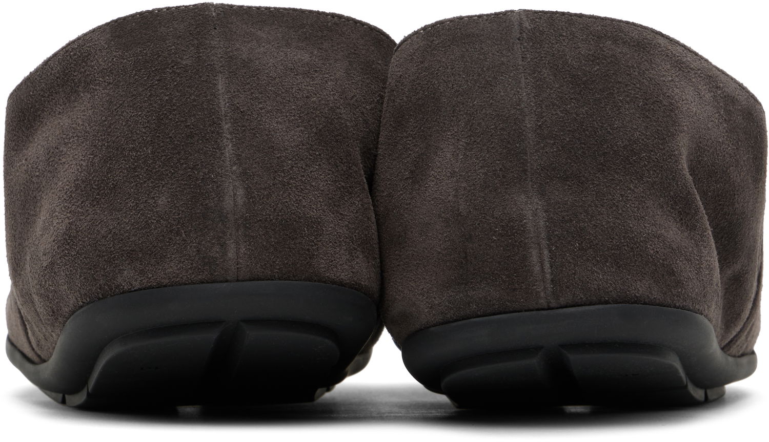 Superge in čevlji The Row Vincit Suede Slippers Siva | F2070-L40, 1