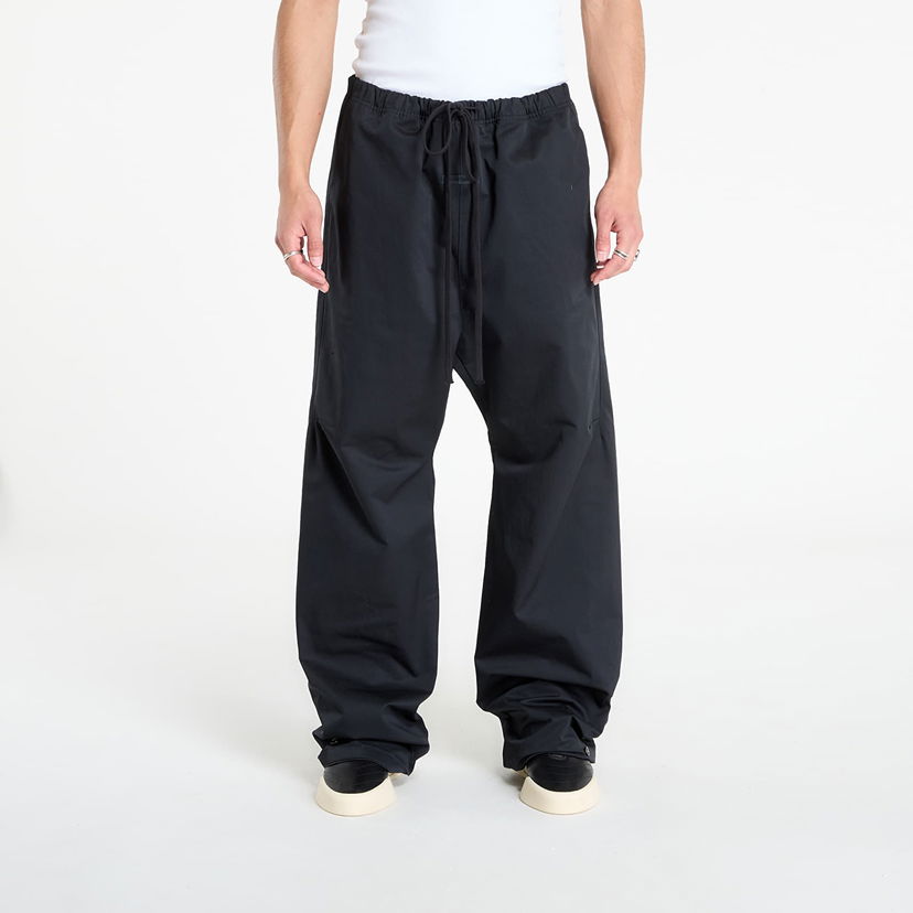 Hlače Fear of God Fear of God Essentials Poly Twill Work Pants Črna | 130SP258190F-861