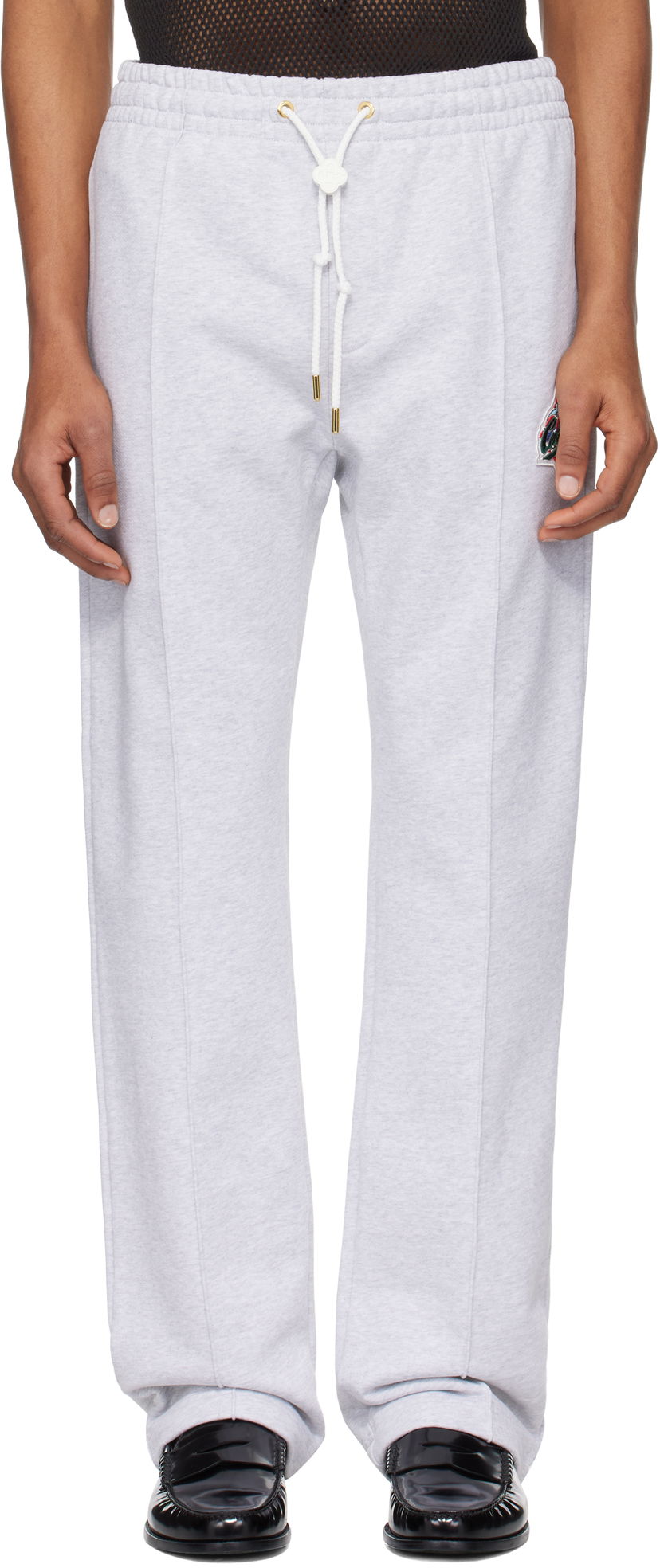 Trenirka Casablanca Casablanca 'Casa Way' World Series Patch Sweatpants Siva | MS25-JTR-051-01