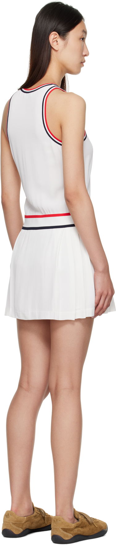 Obleke Sporty & Rich Sporty & Rich Phoebe Tennis Minidress Bela | DR004602300WH36, 2