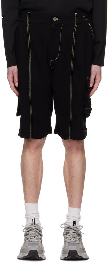 Kratke hlače Feng Chen Wang Feng Chen Wang Contrast Stitch Cargo Shorts Črna | FMS15ST08, 0