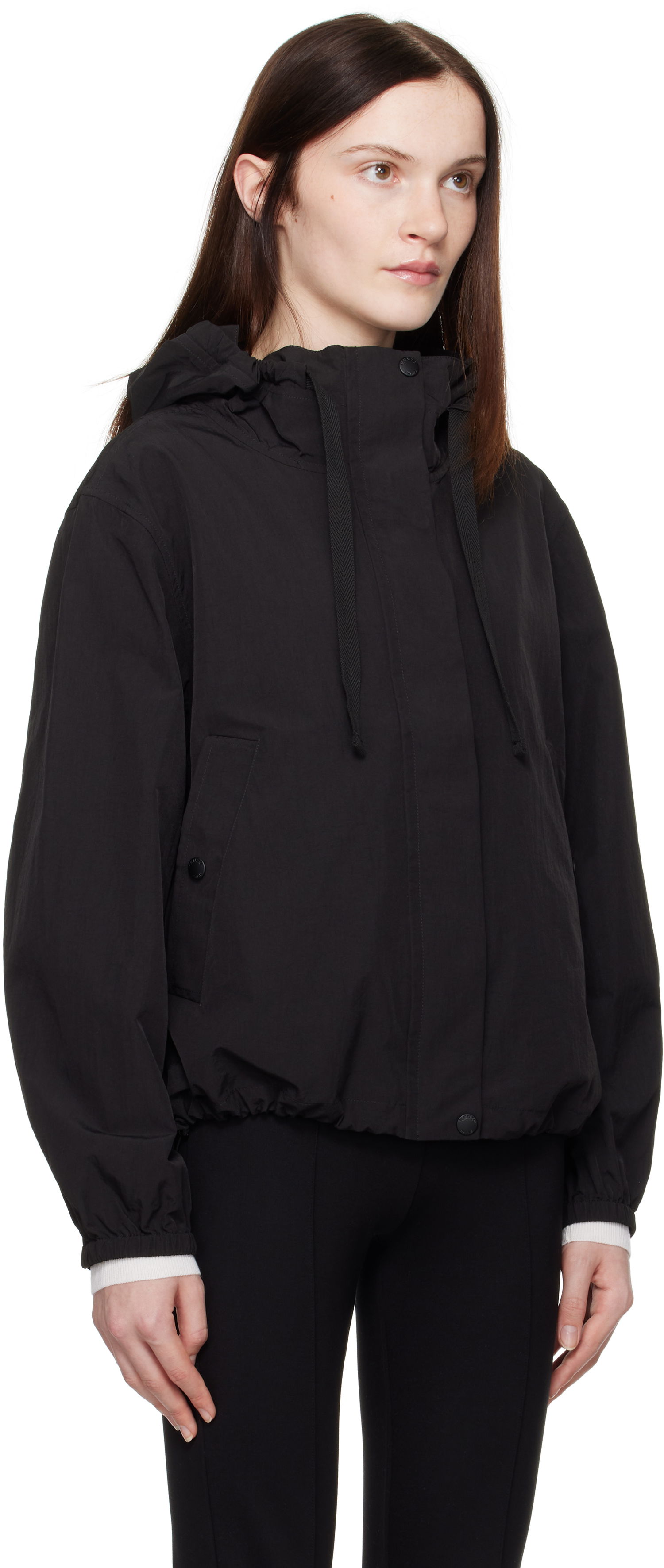 Vetrovka KENZO 'Boke Flower 2.0' Short Hooded Jacket Črna | FF52OU1419NF, 1