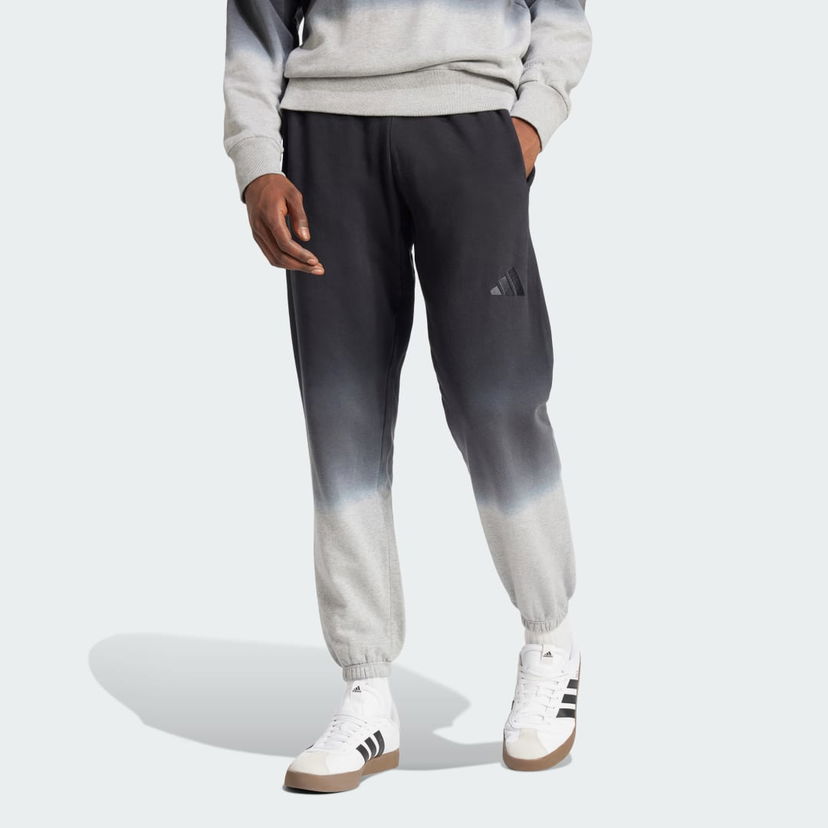 Trenirka adidas Performance ALL SZN French Terry Dip-Dye Pants Črna | JI6356