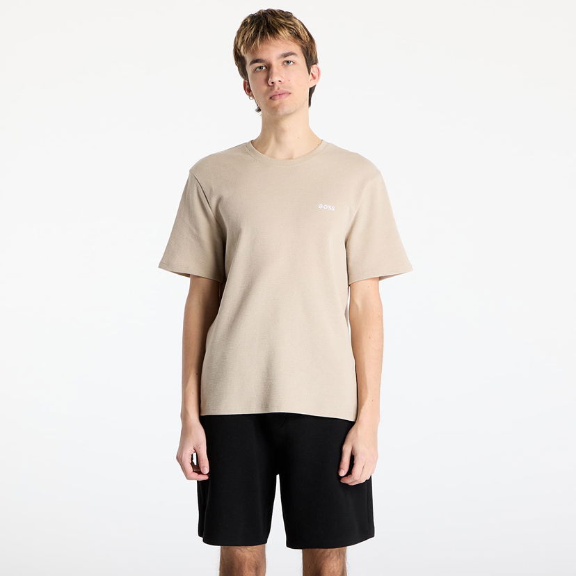 Majica BOSS Hugo Boss Men's Waffle Tee Bež | 50535891-275