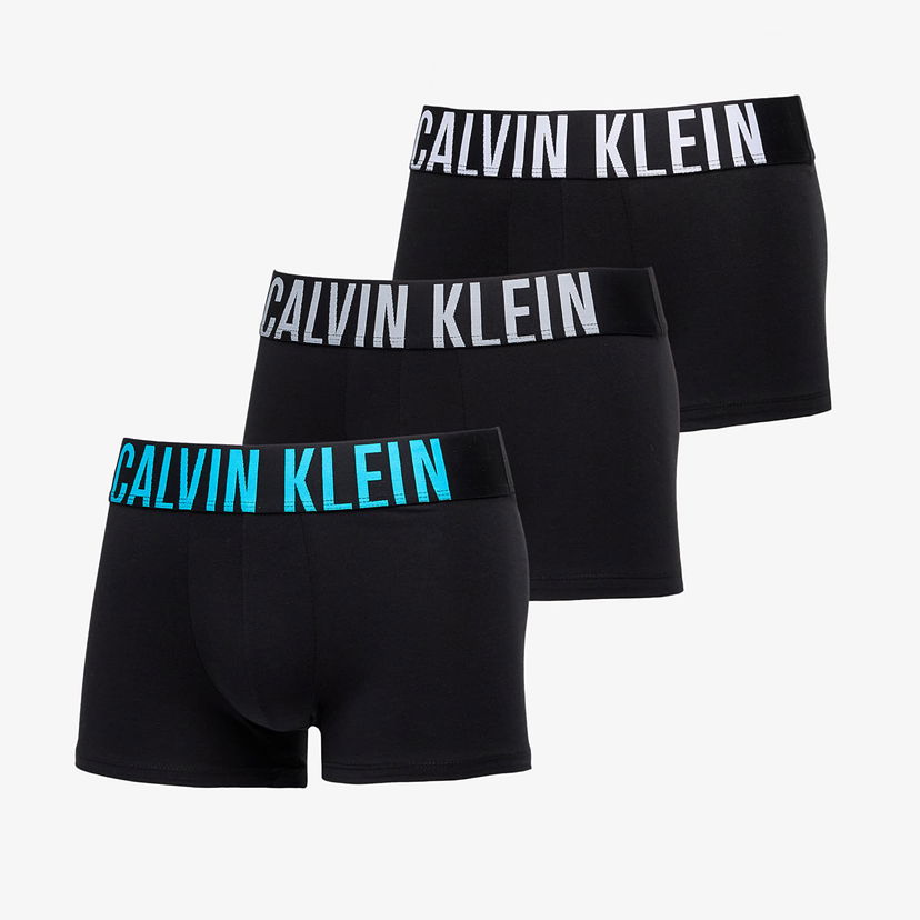 Boksarice CALVIN KLEIN Calvin Klein Intense Power Cotton Stretch Trunk (3-Pack) Črna | 000NB3608A VVL