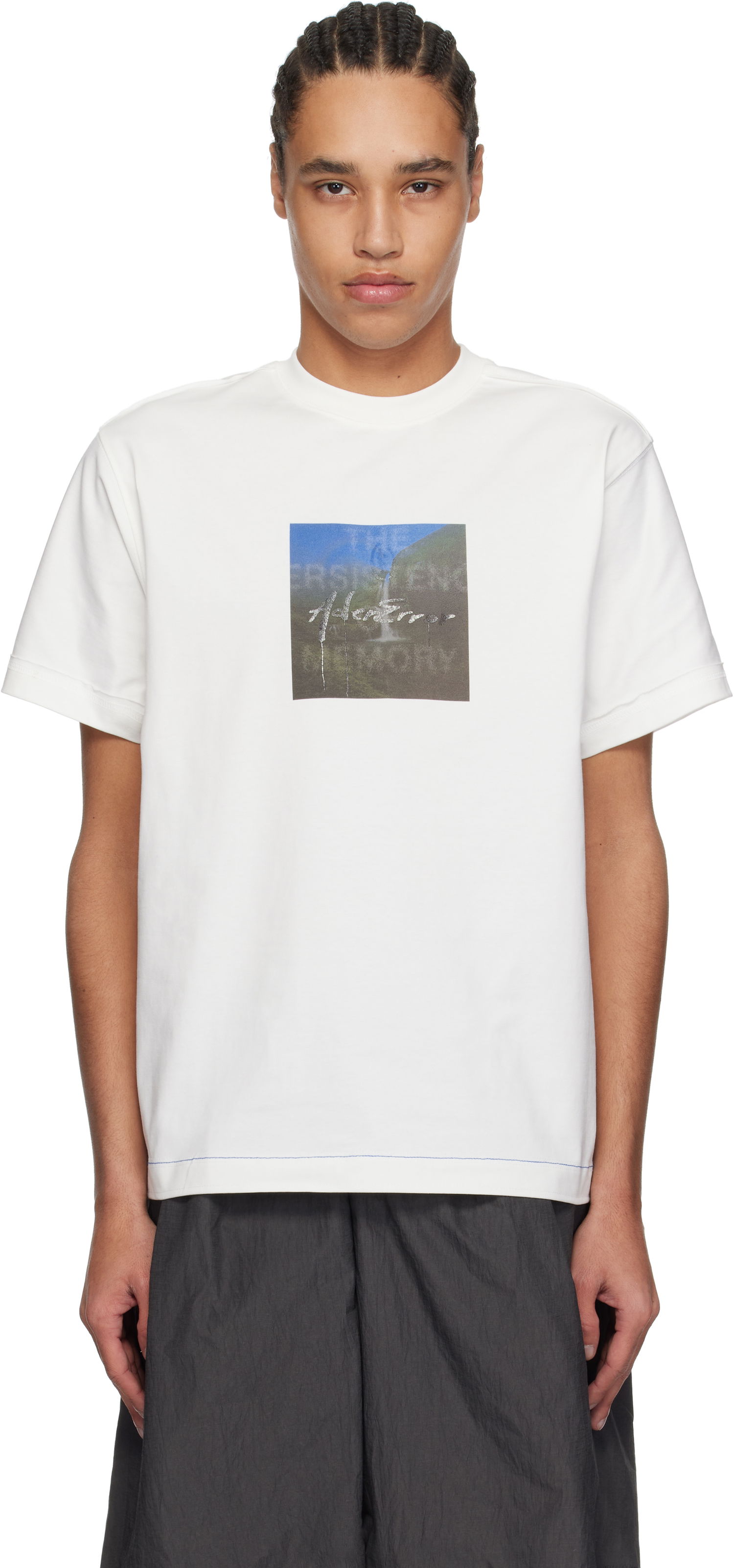 Majica ADER ERROR ADER error Product. 37 Graphic T-Shirt Bela | BO01SSTS0101OW, 0
