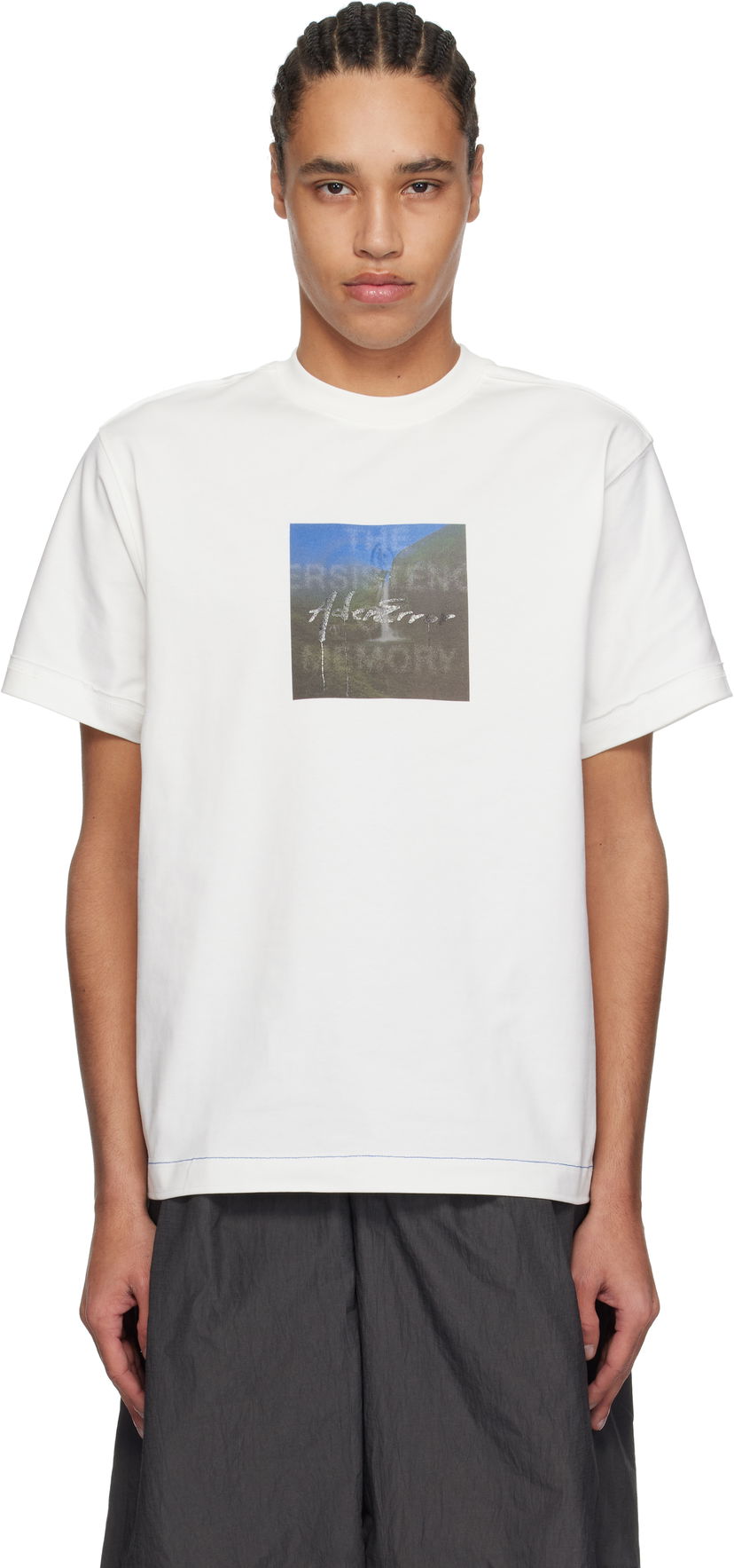 Majica ADER ERROR ADER error Product. 37 Graphic T-Shirt Bela | BO01SSTS0101OW