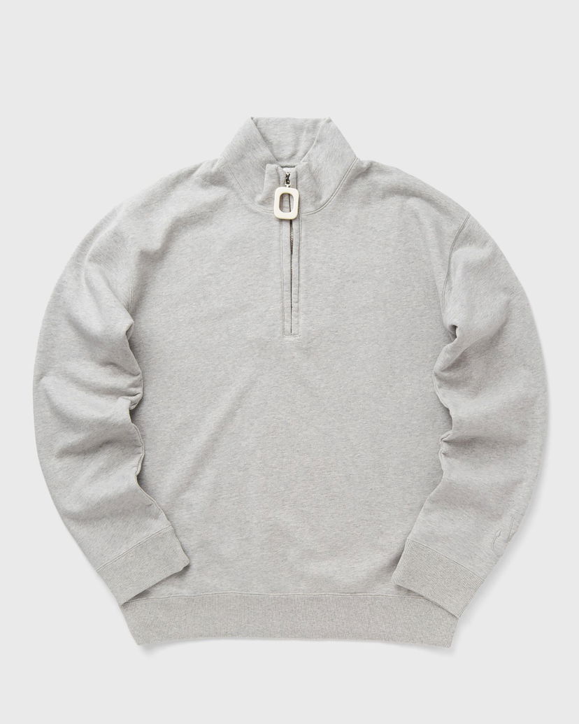 Pleteni pulover JW Anderson JW Anderson Half-Zip Sweatshirt Siva | JW0225-PG1632-905