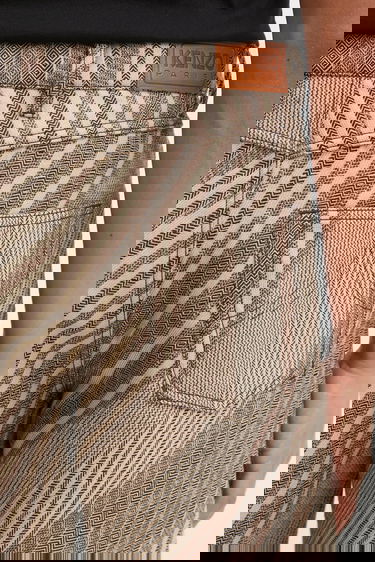 Hlače KENZO Wool Blend Diagonal Stripe Turn Up Wide Fit Pants Večbarvna | FF65PA3839IO, 3