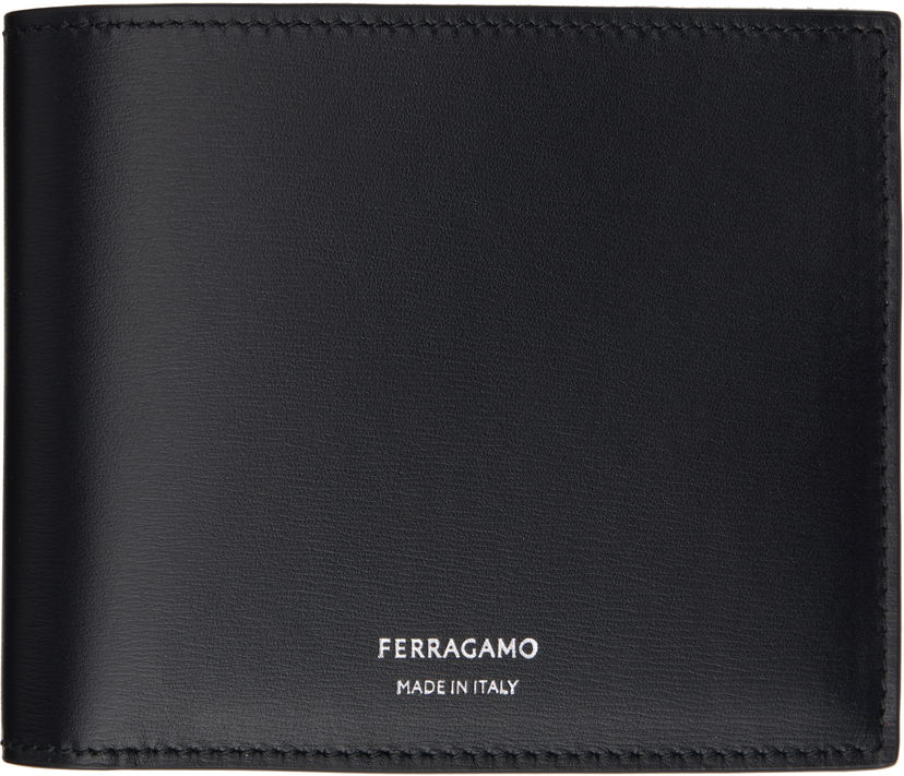 Denarnica FERRAGAMO Ferragamo Classic Leather Wallet Črna | 770093