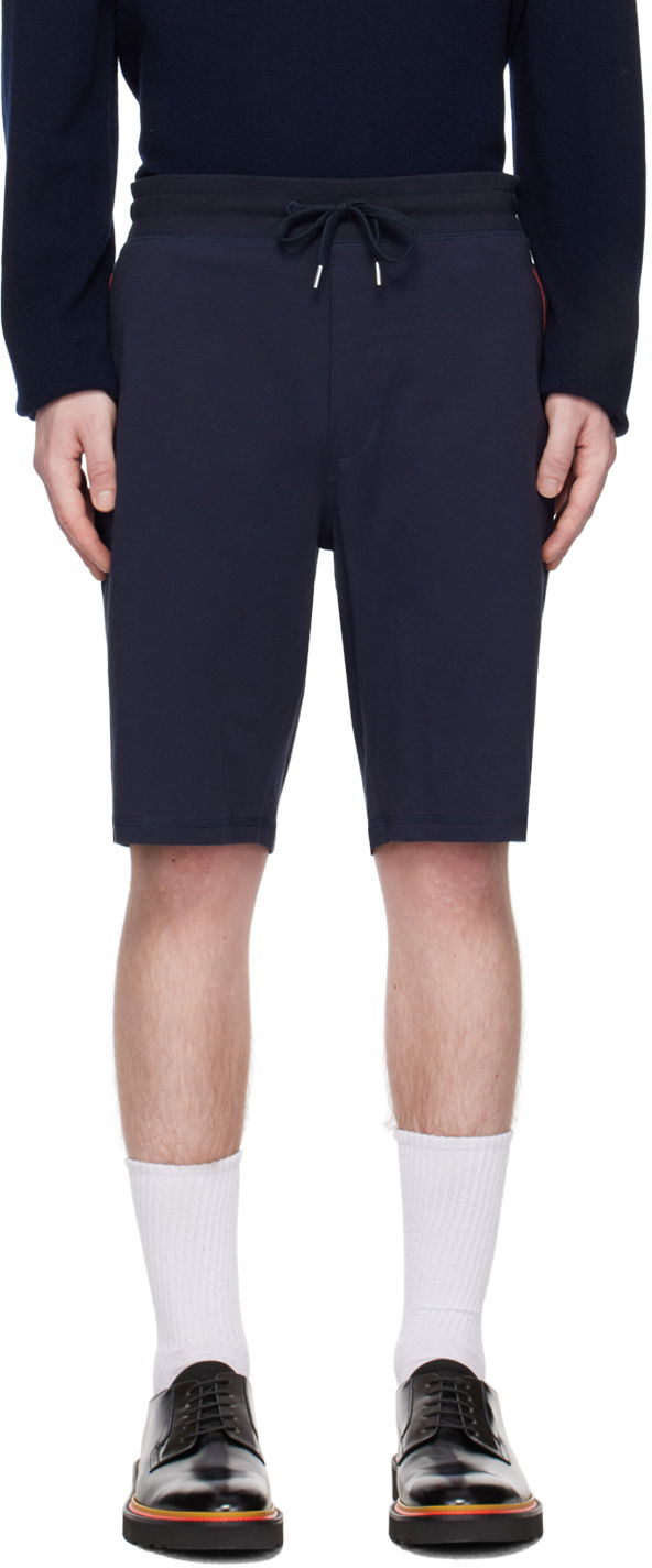 Kratke hlače Paul Smith Paul Smith Artist Stripe Sweatshorts Modra | M1A-374J-AU279-48
