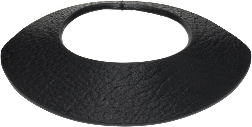 Ogrlica Rick Owens Rick Owens Concordians Anthem Textured Leather Collar Necklace Črna | RA02E0707 LBT
